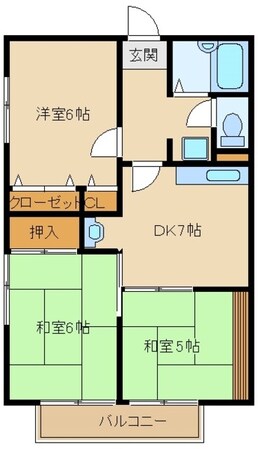 シティハイム・シェモアIIの物件間取画像